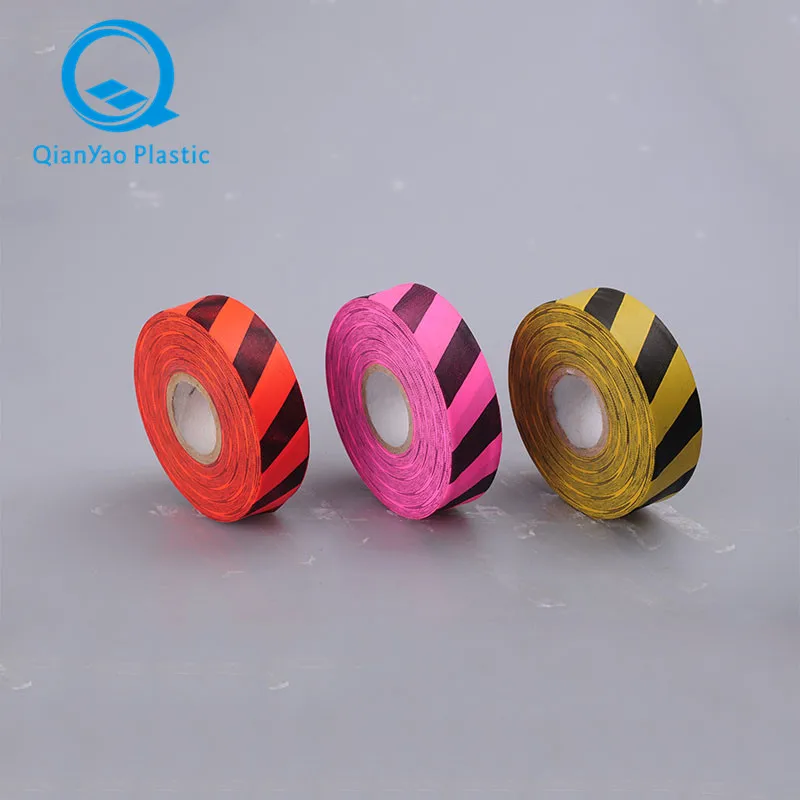 Promotional Hot Selling Bright Color Flagging Tape Roll