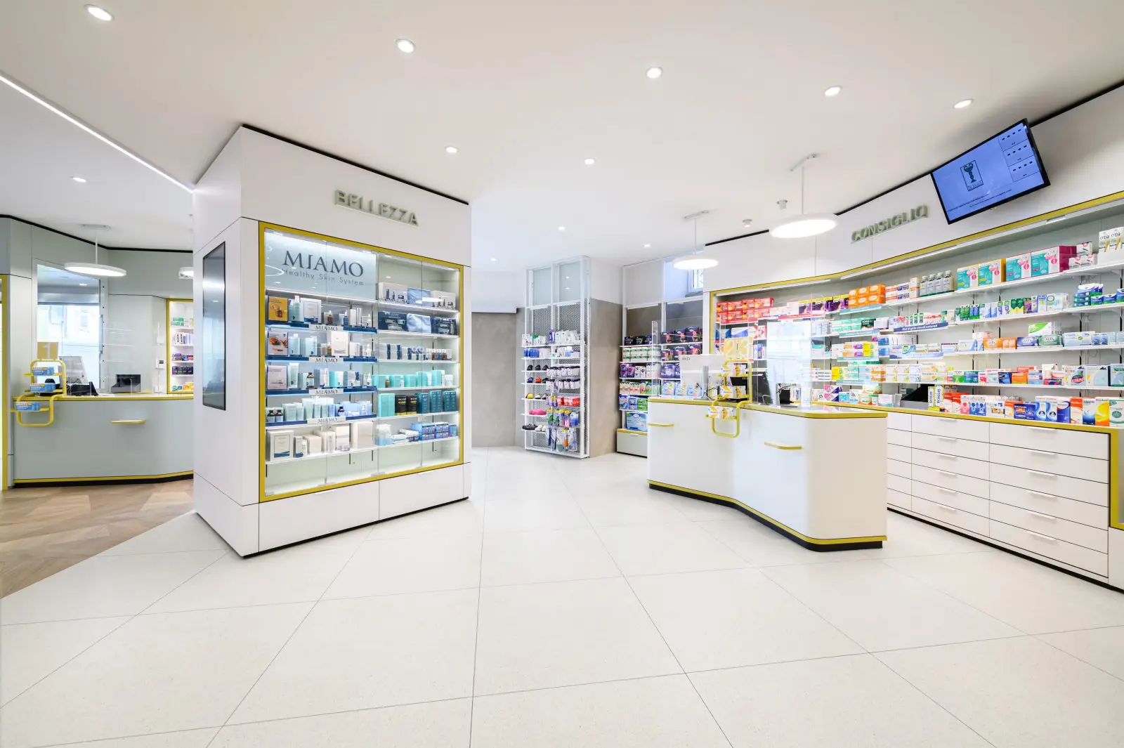 Custom Professional Pharmacy Shop Fittings wholesale Factory Price Medical Shop Furniture