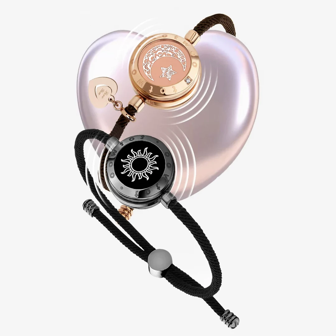 Morse Code Series Portable Charging Couple Induction Remote Bracelet Jewelry