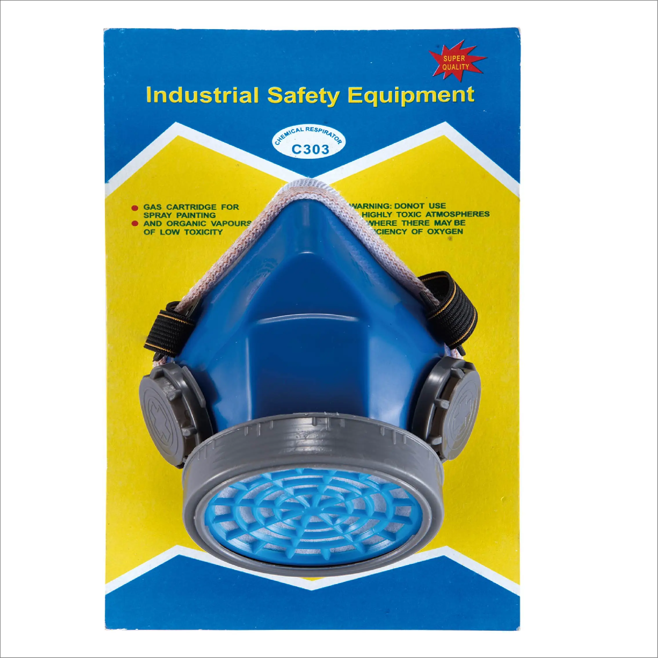 five layers Half Face Safety Chemical Respirators for dust with valve