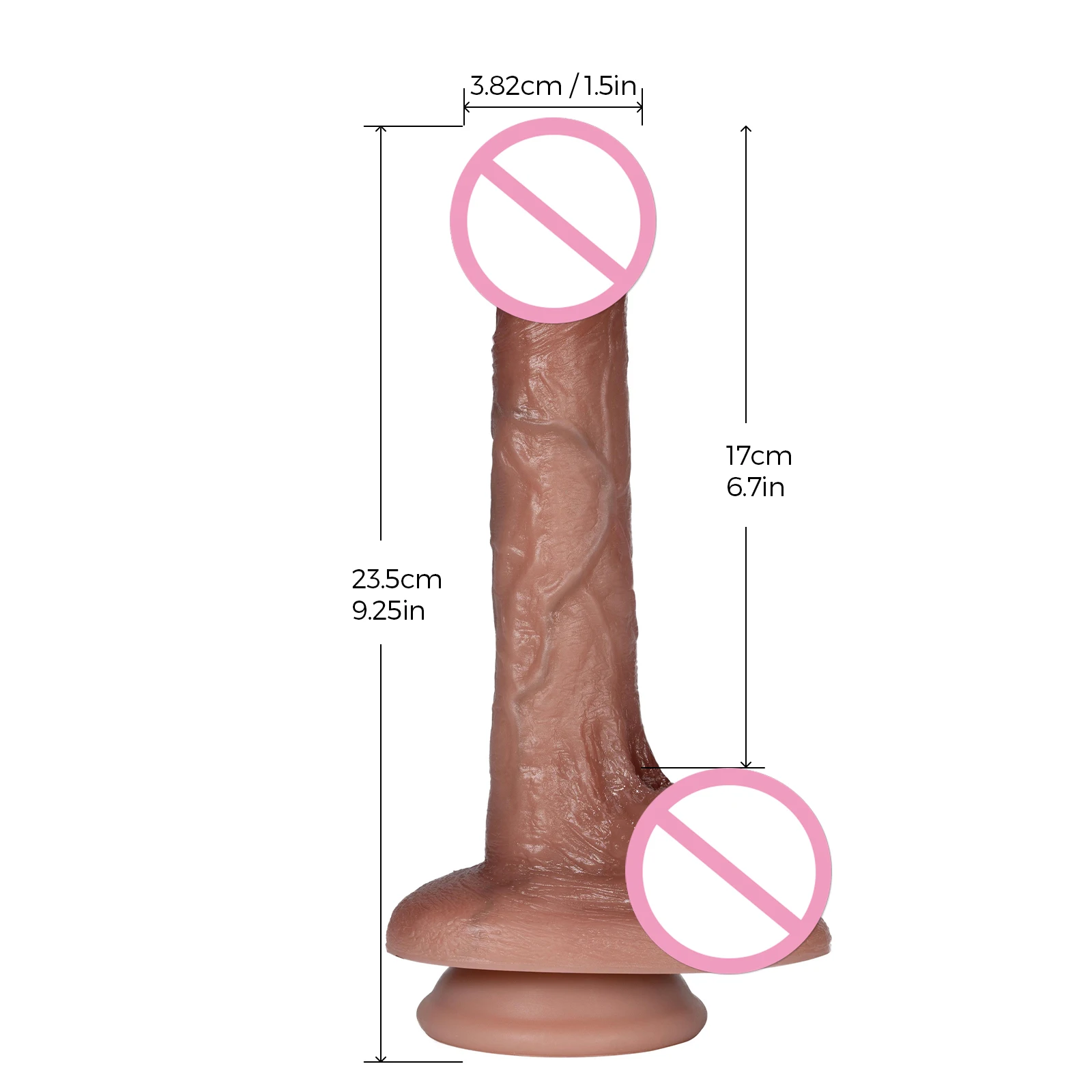 12 Inches Flesh Silicone Adult Toys Huge Realistic Lifelike Dildo for Men Women Couples with Powerful Suction Cup