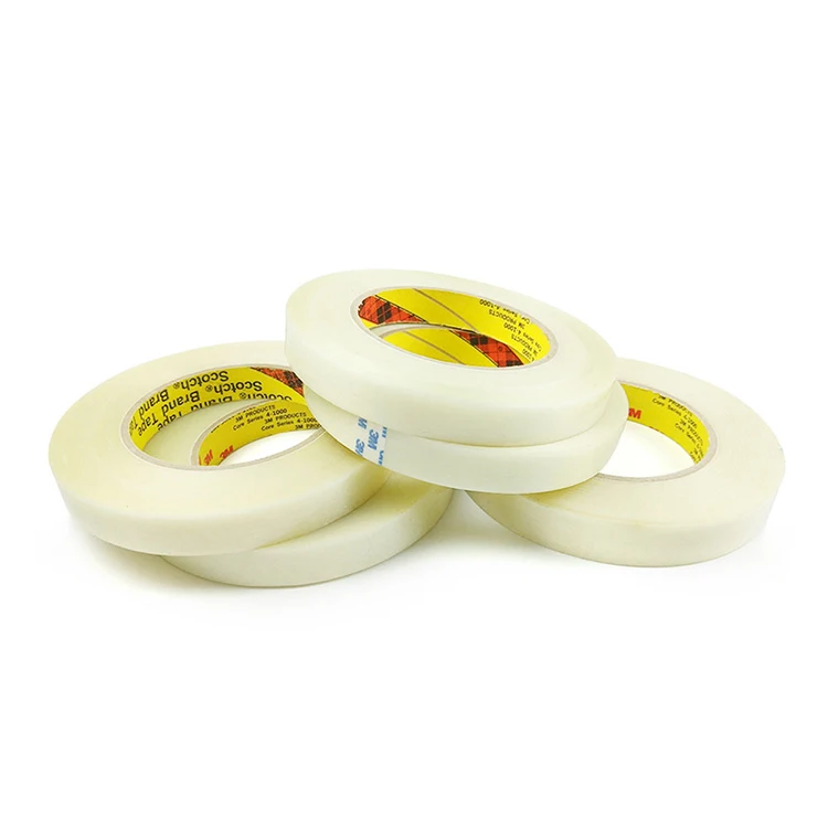Transparent Filament Tape Reinforced Strapping Tape 898 Adhesive Mono Reinforced Fibre Glass Filament Tape