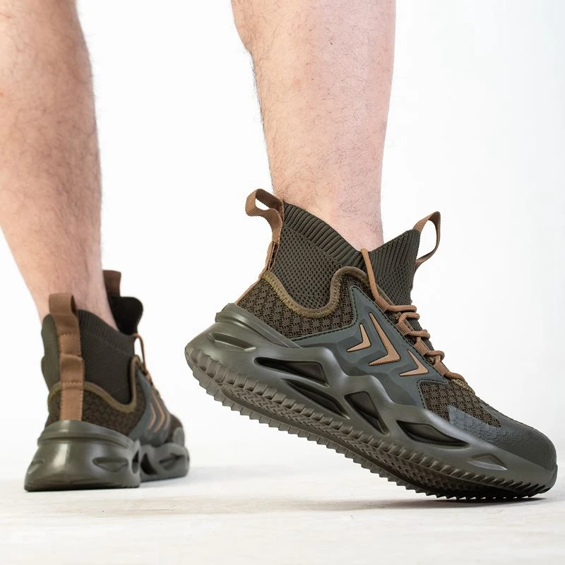 Top Grade Steel Toe anti-smashing ,puncture proof and anti slip for Work Safety Boots