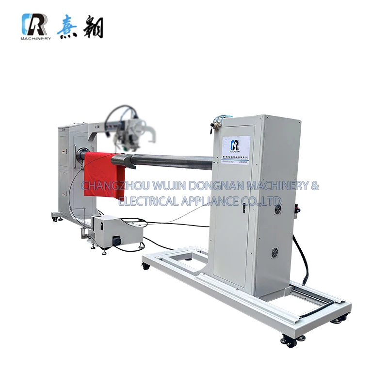 Hot Air Ducting Welder machine with Reinforced Tape PVC Ventilation Hose Making Machine