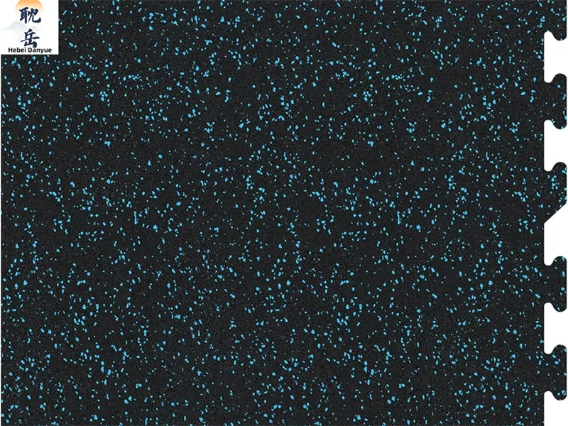 Coloured granular EPDM high quality rubber gym flooring mats tile rolls for gym school playgrounds