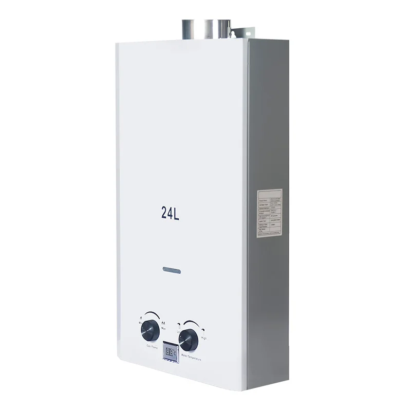 Factory OEM ODM Balanced Type Gas Geyser Double Flue 10L 12L 16L 18L 24L LPG NG Instant Boiler Gas Water Heater Parts