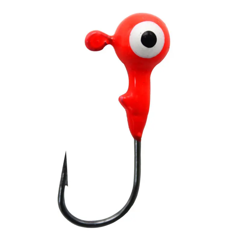 Factory custom painted 1g -7g tungsten jighead hooks unpainted saltwater fishing jigging hook