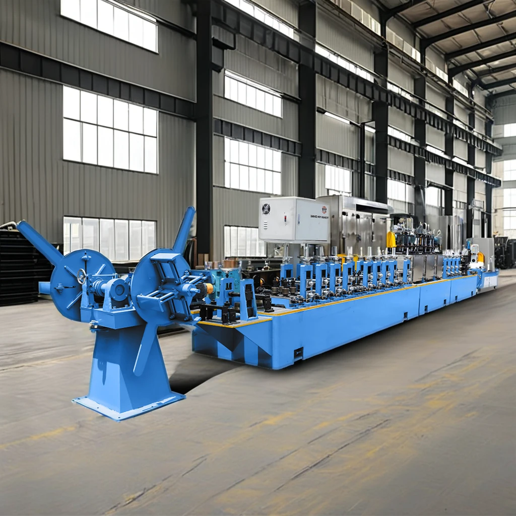 Полностью Автоматическая сварная труба из нержавеющей стали производственная линия оборудование для производства труб