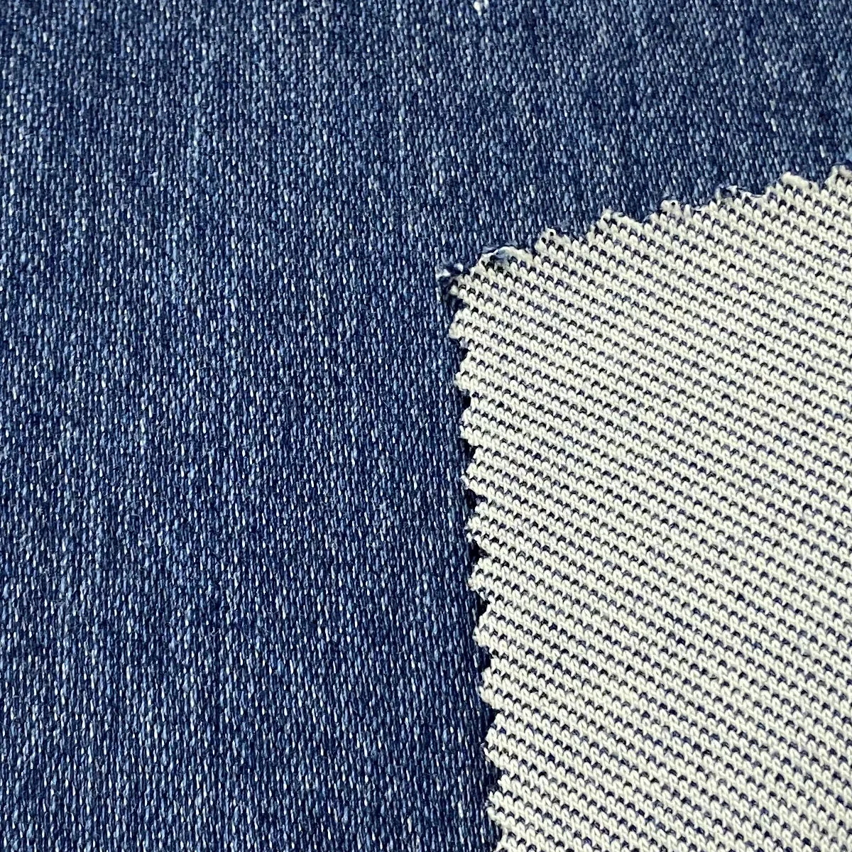 420 г/м2 60/62 дюйма хлопковые джинсы цвета индиго саржевая ткань вязаная джинсовая для одежды