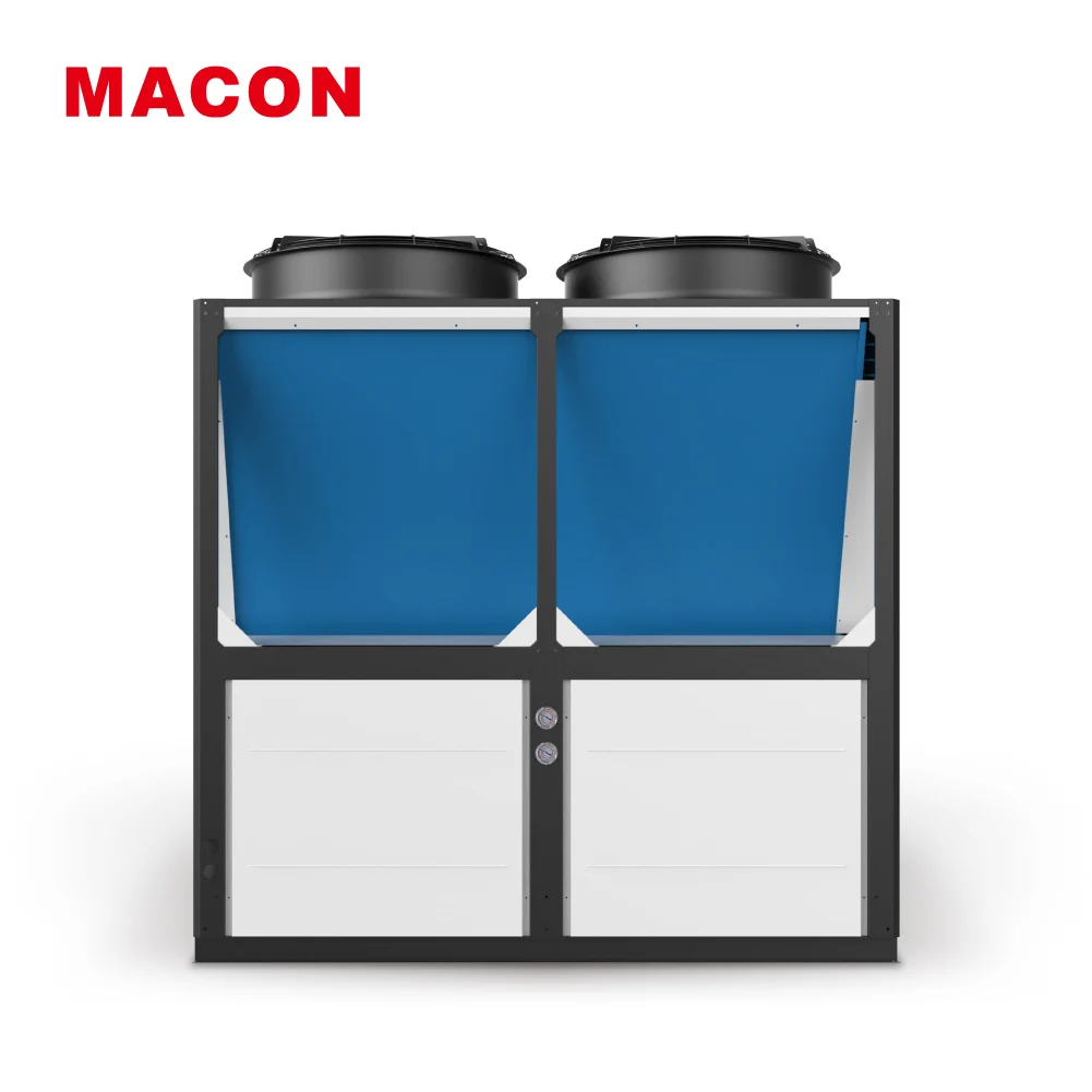 MACON  36kw 45kw 75kw High Temperature Heat Pump R410a+r134 for Commercial Hotel Hospital and Big House CE A+++