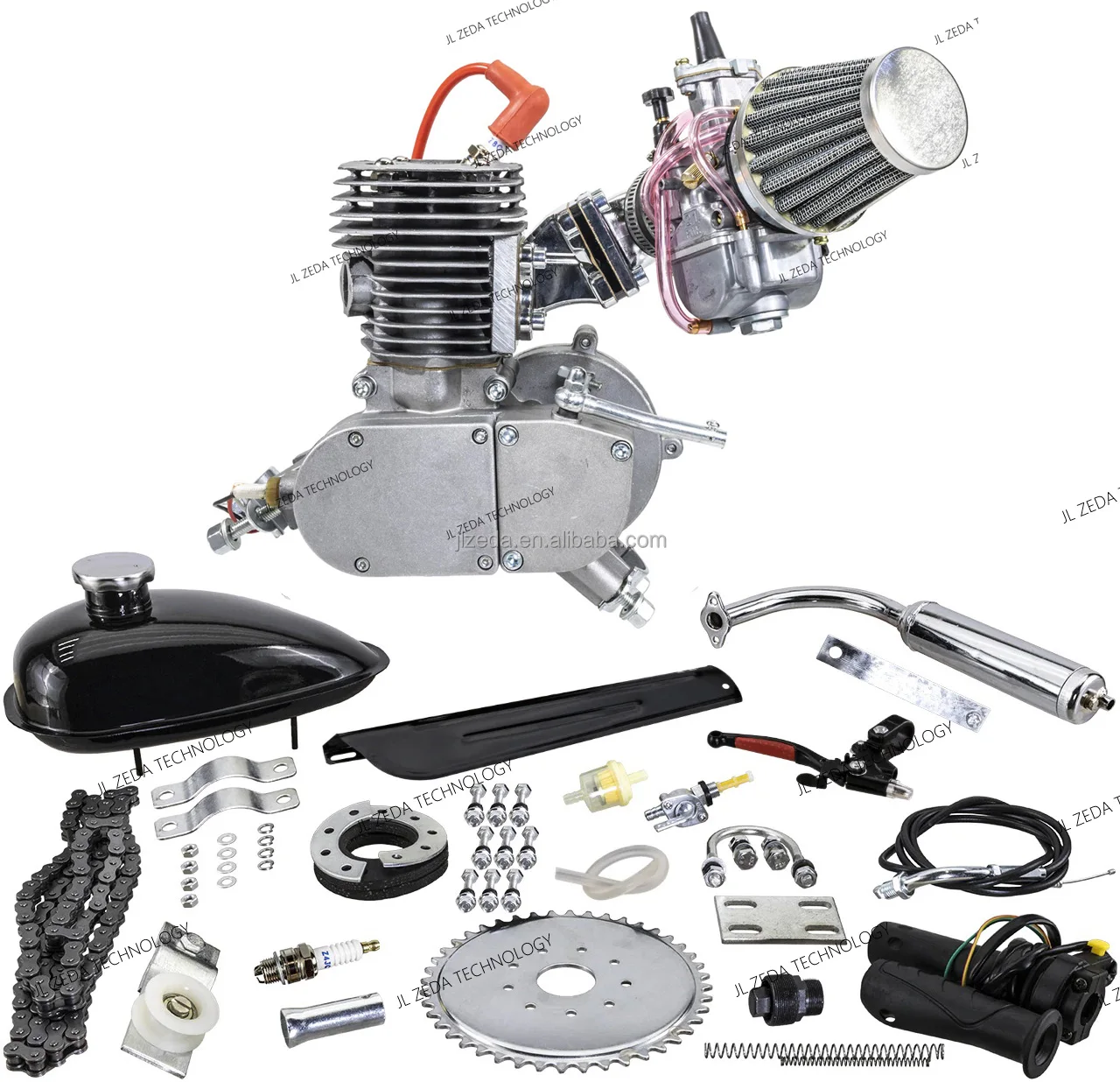 Моторизованный велосипед DIO язычковый клапан OKO карбюратор 80cc/YD100 комплект двигателя