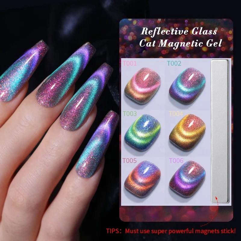 BORN PRETTY PRO Hot Trend 15ml Double Light Cat Eye Magnetic Gel Nail Polish UV Gel Vernis Ongle Semi Permanenent