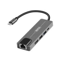 New Product 4 in 1 Type C Hub with Video HDM1 VGA Ethernet network SD TF