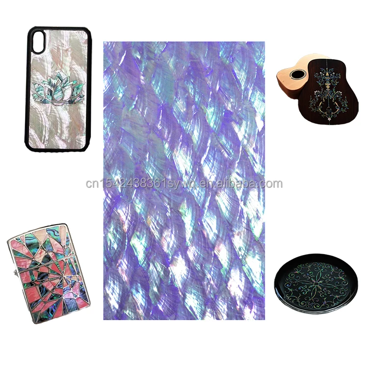 guitar fretboard inlay templates ine inlay Decorative Material Shell Paper Haliotis Asinina  DB-056