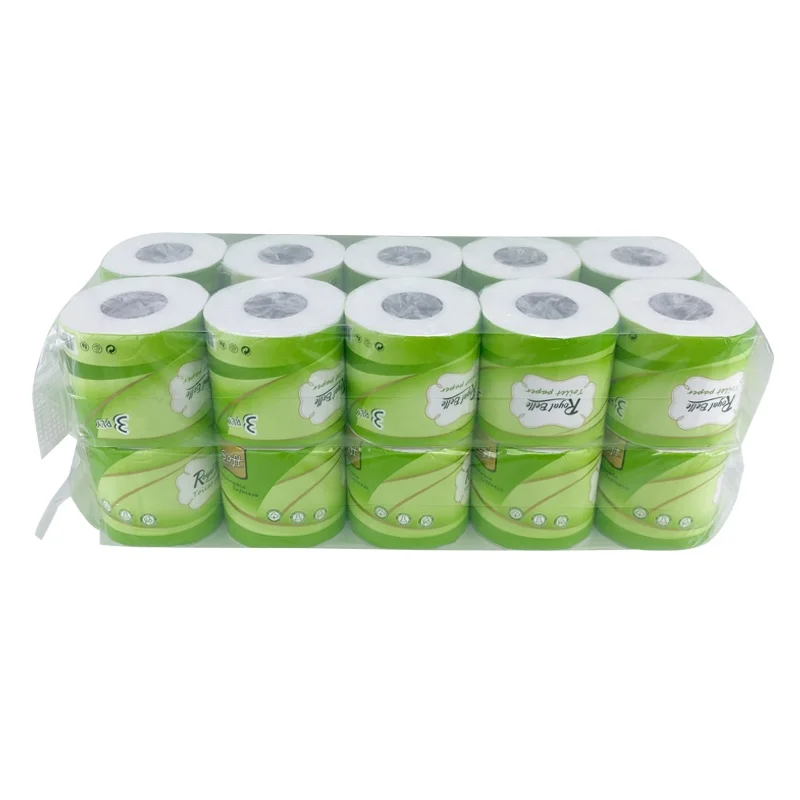 Wood Pulp Toilet Paper China Wholesale Cheap Water Absorbent Hotel Bathroom Toilet Tissue Roll