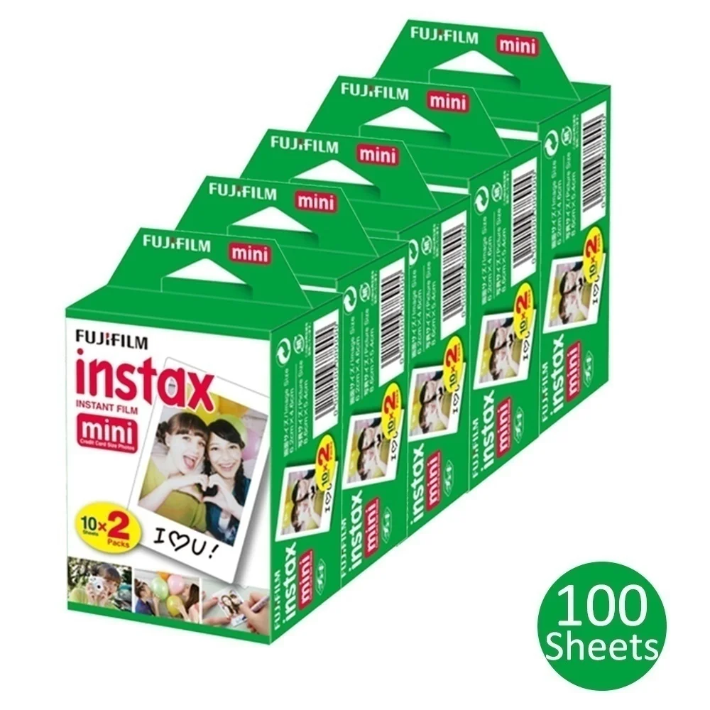  Белая пленка для Fuji Instax Mini 8 минисумка фотоаппаратов моментальной печати 7s 9 70 25 50s 90 мгновенной фото камеры Share SP-1 SP-2