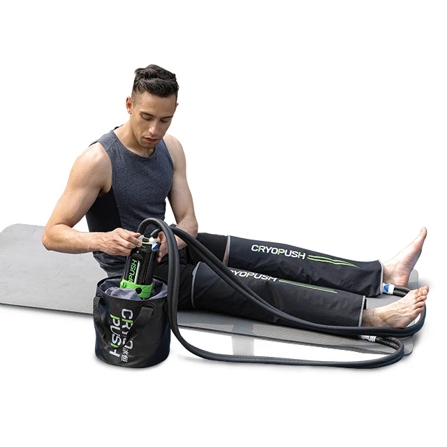 Professional athlete rehabilitation physiotherapy machine ice gel compression cold therapy for knee joint recovery