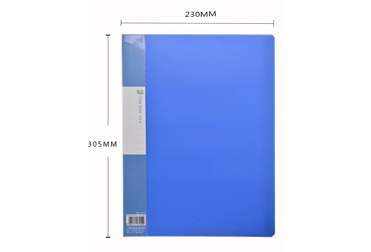  A4 Size Flat Clip School Office Supplies Plastic Pp Report Paper Document File For Documents