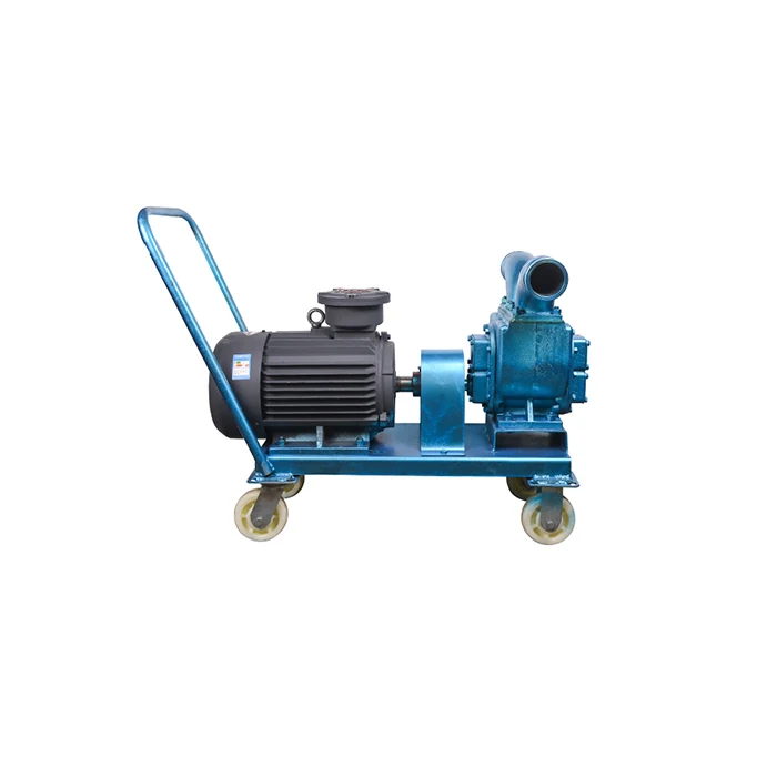 Large flow YHCB arc gear pump 380V gasoline and diesel cart motor pump