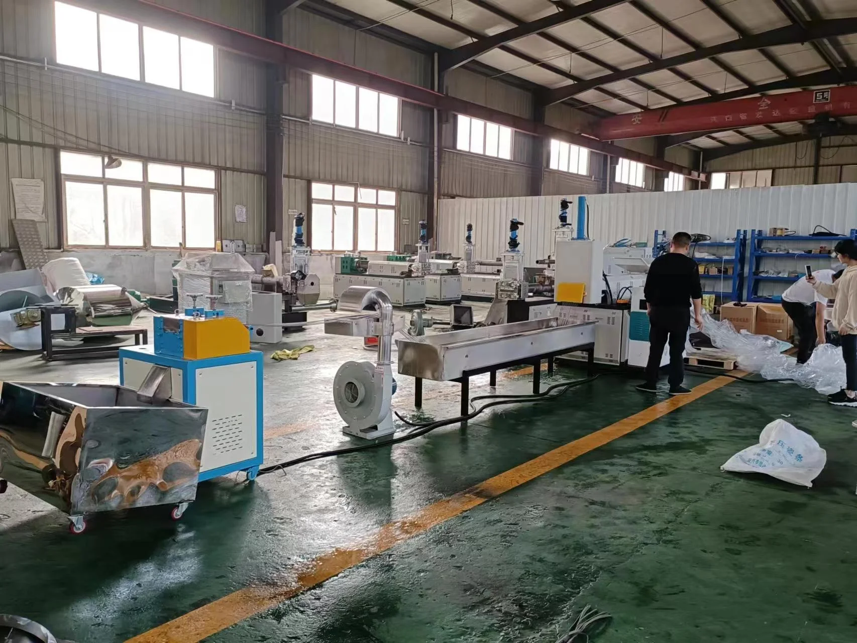 PP PE LDPE Plastic  Film  Recycling  Machine