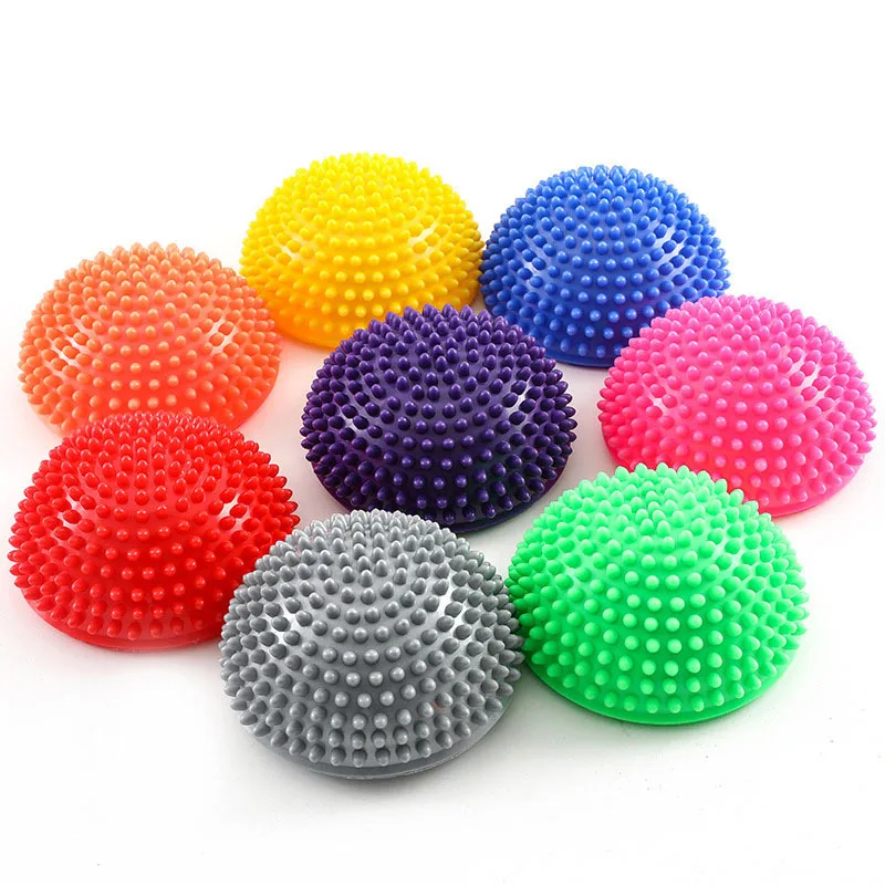 Spiky Yoga Half Ball Foot Massage Balls Hemisphere Massage Ball