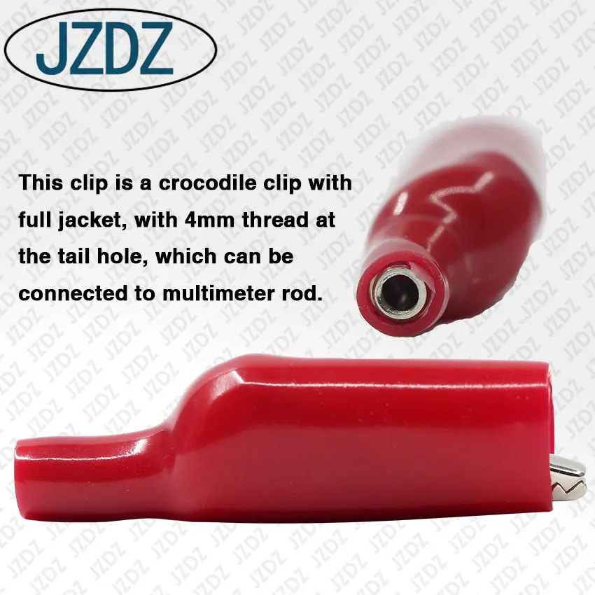 JZDZ J.60011  Single handle alligator clip with tail thread  Applicable to multimeter
