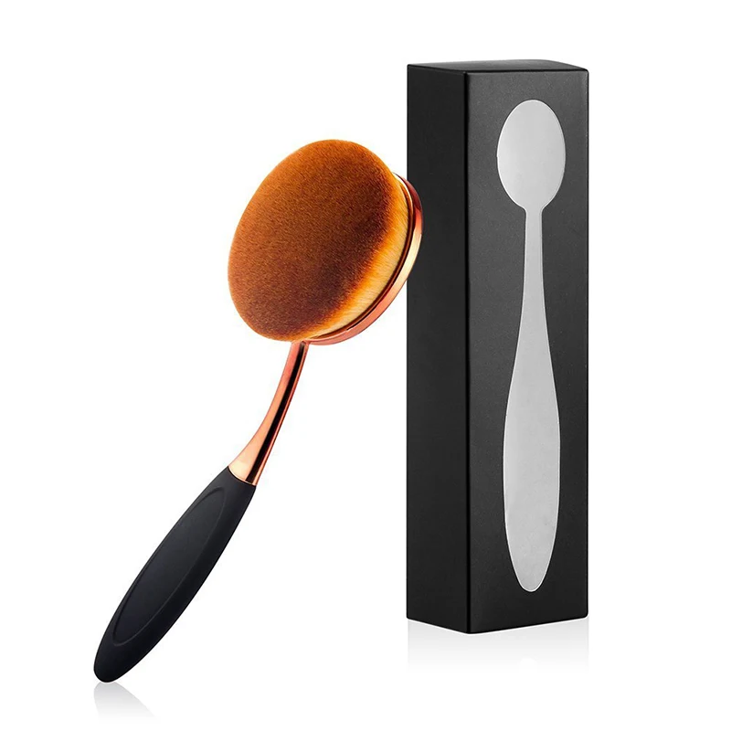 Oval Foundation Brush Large Toothbrush makeup brushes Fast Flawless Application Liquid Cream Powder Foundation