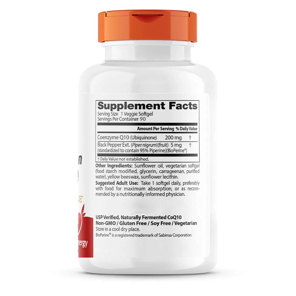 coq10 supplement CoQ10 Ubiquinol 200mg Capsules Softgels For Support Heart Health Natural Products