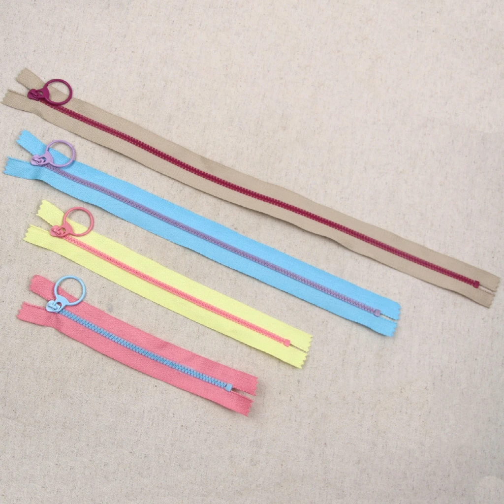 Resin Zipper for Luggage Bags Zipper Manufacture Fancy #5 Close End Zip Colorful Plastic Eco-friendly Nylon Sustainable