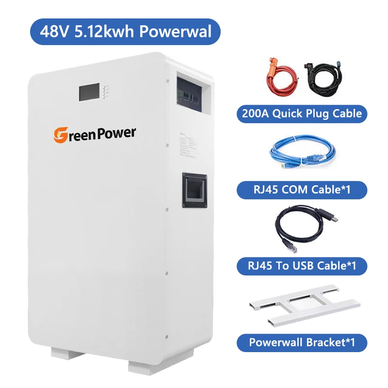 5kw 10kw аккумулятор 24 v 48v Солнечная энергия 50ah 100ah 200ah 400ah литиевая настенная батарея lifepo4 pack 24vt power wall