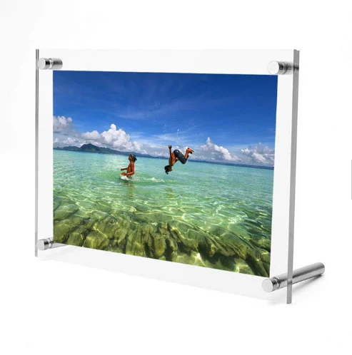 Custom Size Magnetic Acrylic Display Acrylic Photo Frame