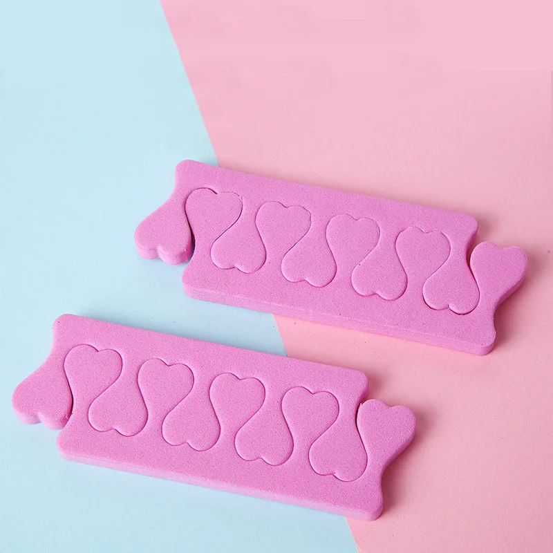 Soft Foam Finger Dividers Separators Nail Art Manicure Pedicure Tools Sponge Finger Divider Spacer Toe Separators