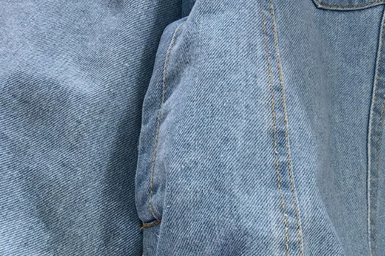 AIMINYZ Trendy 2023 Wholesale Autumn And Winter Rabbit Hair Short Jacket With Large Fur Collar Plush Denim Jacket For Woman