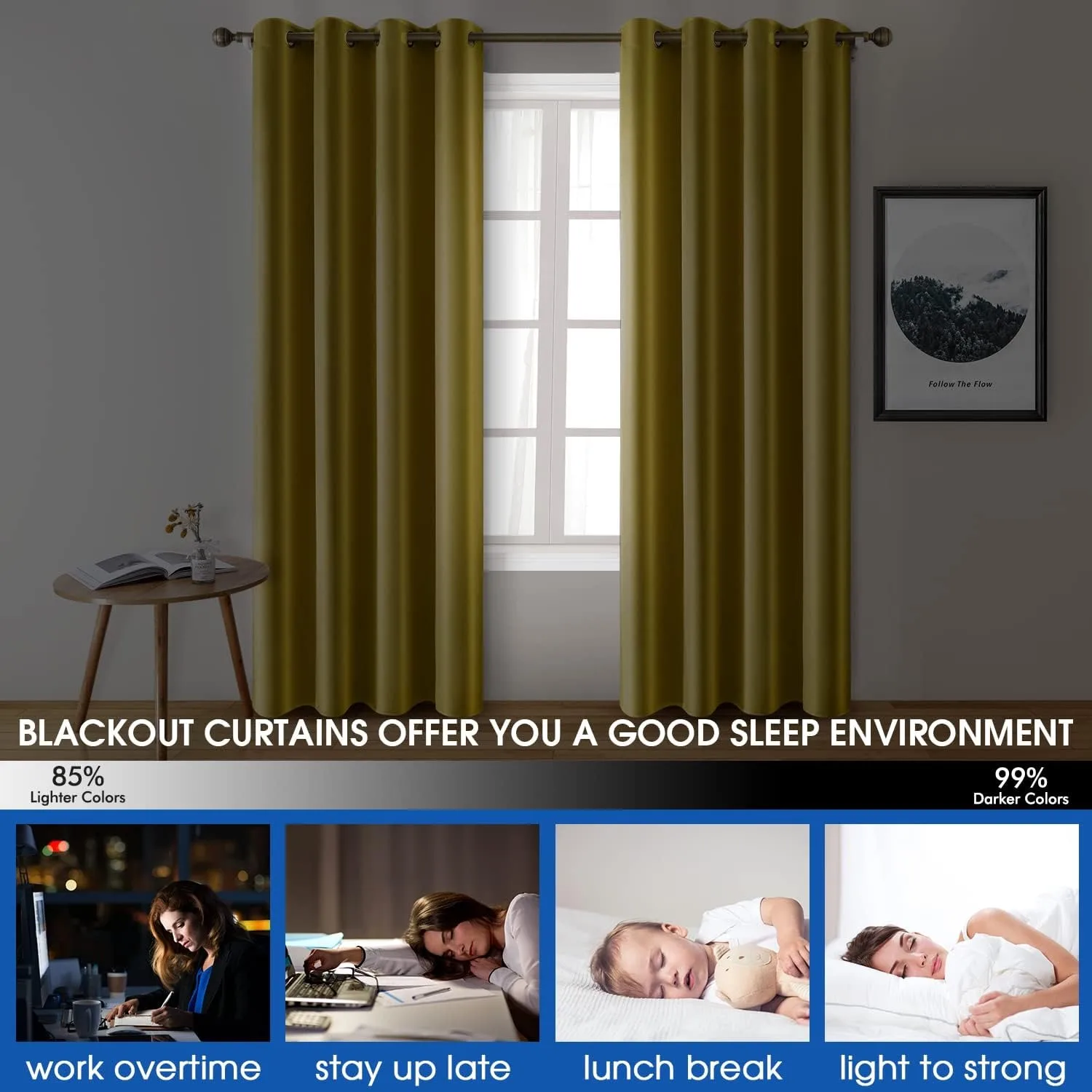 JA Custom High Shading arab Blackout Curtain in stock Solid Polyester Window Curtain design for living room for bedroom