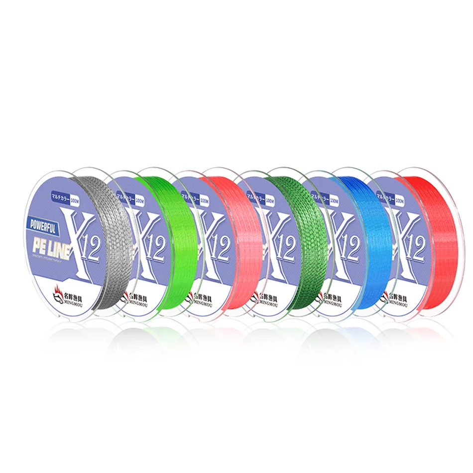 High Quality 12 Stand Clear Fish Line Braided Fishing Line Fishing 1000m Fishing Braided Line