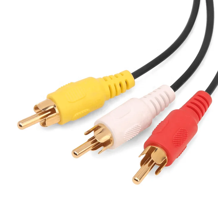 Farsince hot selling 3 RCA 3.5mm aux to 3 RCA av audio cable