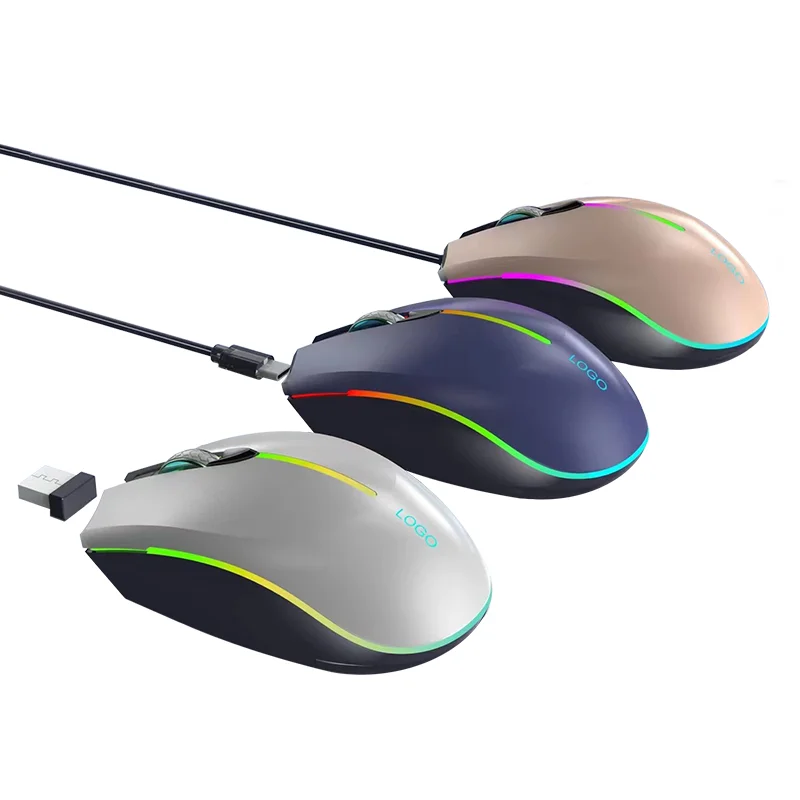 OEM Cable Laptop Wired USB Gaming Mouse Home Office Optical Backlit Mouse For Desktop Notebook