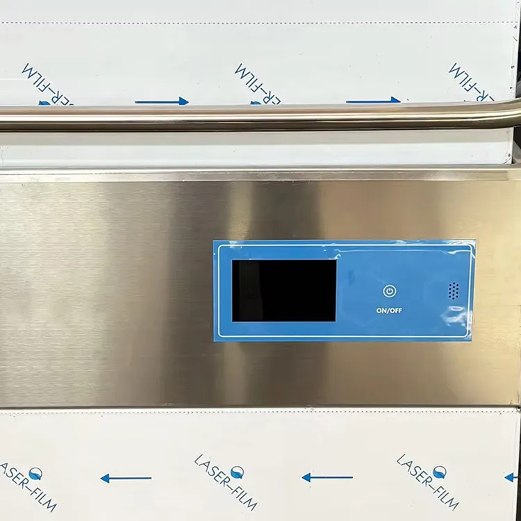 Hood Type Dishwasher 9.8KW 304 Food Grade Stainless Steel Restaurant Equipment Washing Machine Tools