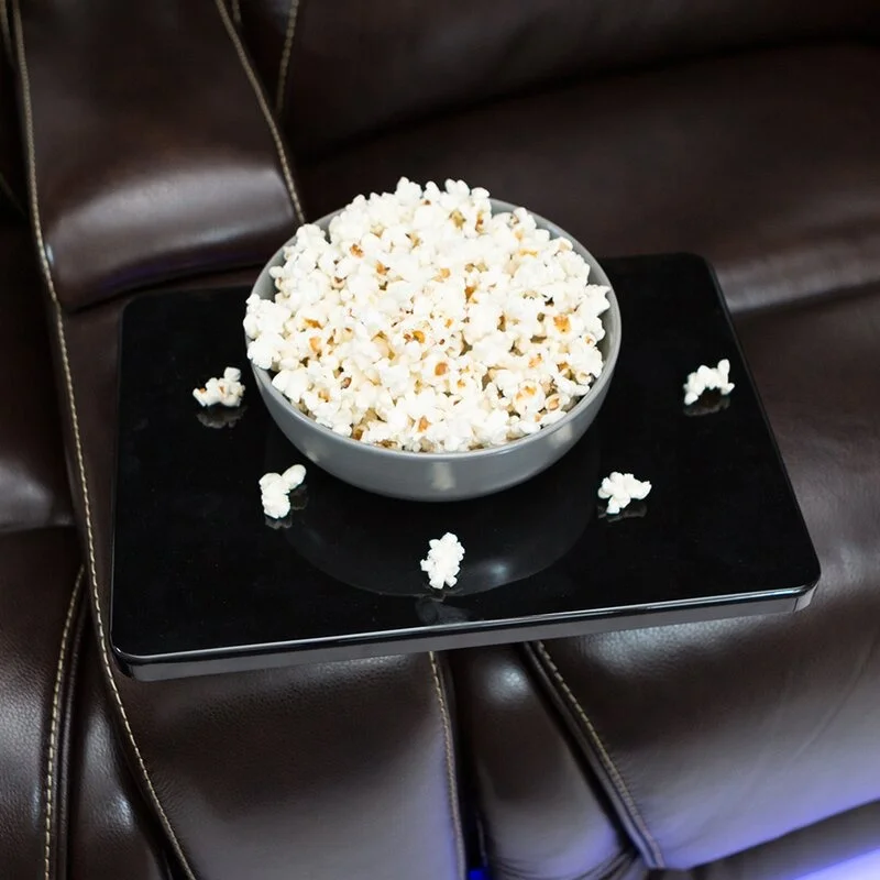 Geeksofa натуральная кожа мощность Электрический домашний кинотеатр для дивана с откидной спинкой кресло отдыха со столом и