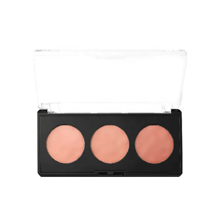 
2021 popular style 3 colors long lasting Wholesale pigment eyeshadow palette private label 