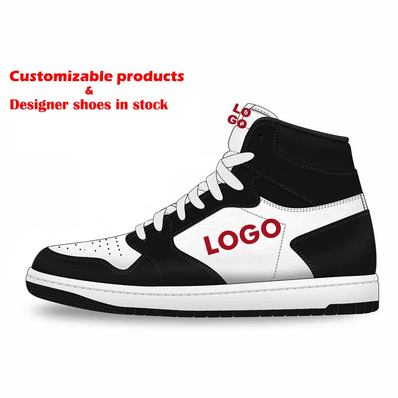 Dropshipping With Shoe Box Custom Logo Designer Shoes In Stock 1 High-Top Low-Top High-Quality Men Shoes