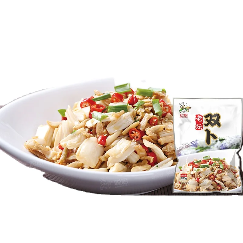 
Homemade Ready to eat vegetables preserved beans and lotus root 