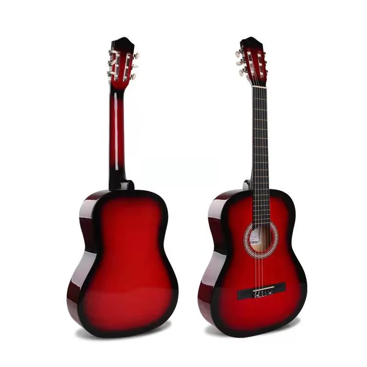 Musical Instruments Wholesale Cheapest  Price Nylon String Colored Classical Guitar (ACG39-01A)