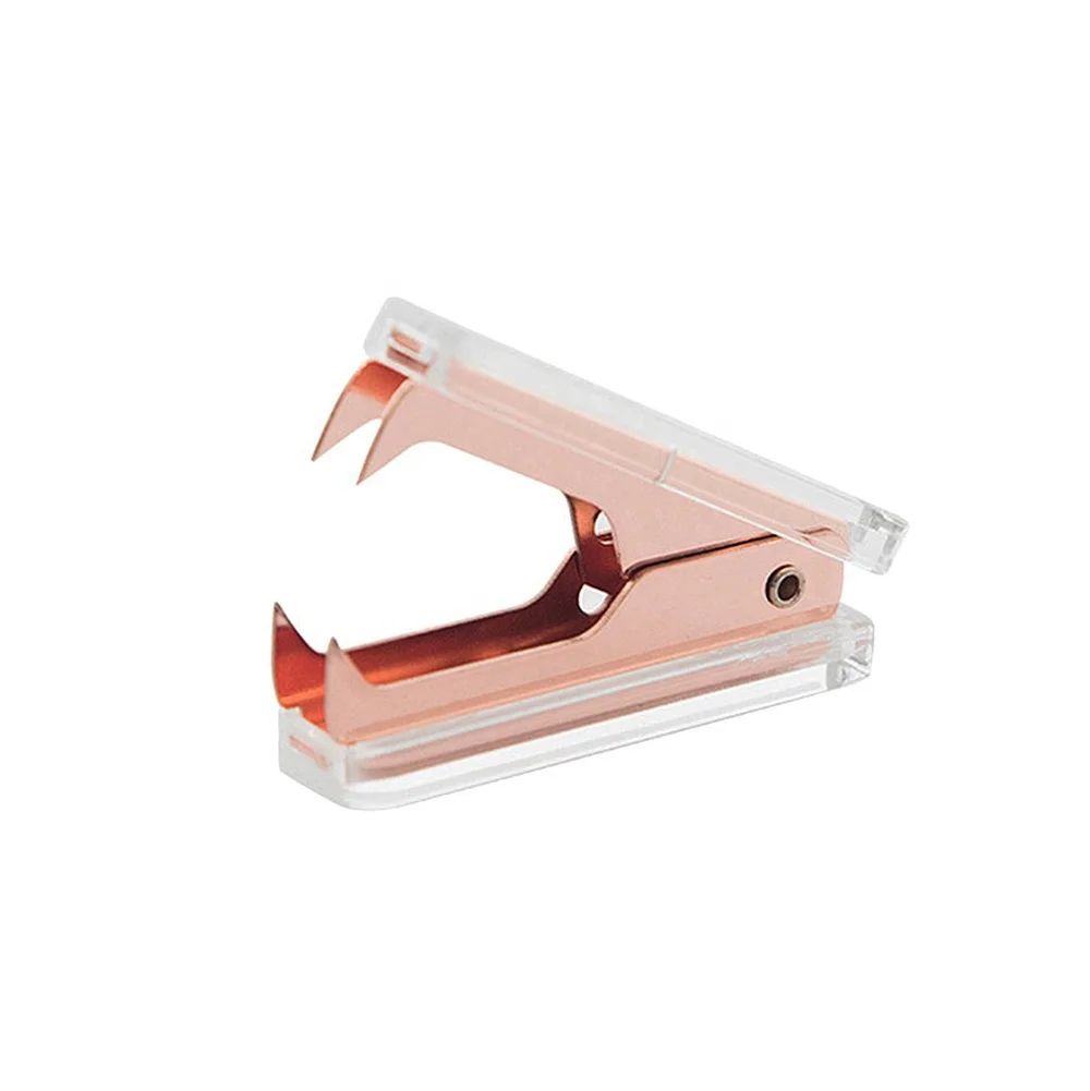 1 Pack Rainbow Color Acrylic Staple Puller Office Gifts Stapler Pin Remover Stapler Remover