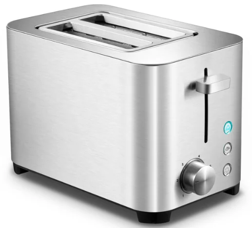2 Slice Toaster Bread Toaster Machine Smart Stainless Steel Toaster For Household