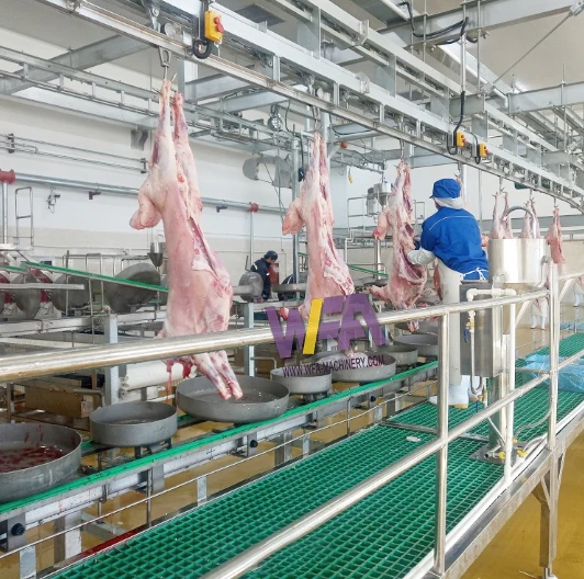 Complete Abattoirs 50-200 Sheep Per Day Abattoir Conveyor Systems for Goat Lamb Slaughter Meat Processing Equipment