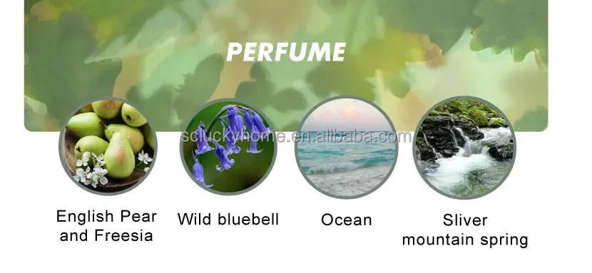 Wonderful Various Color Glass Reed Diffuser with Sticks Ribbon luxury car scents hanging freshener perfume car