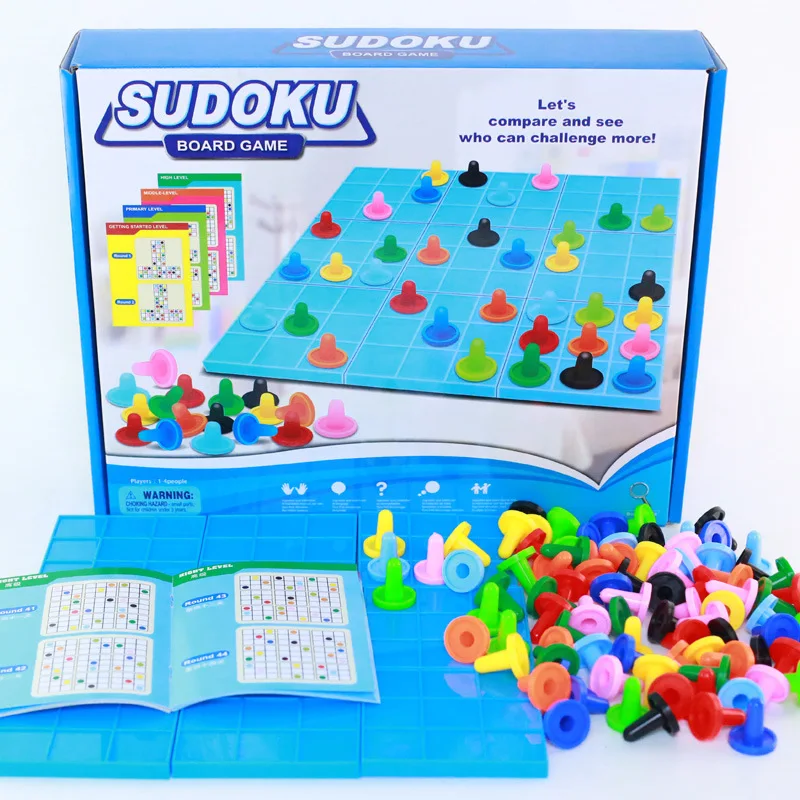 HY игрушки цвет девять квадратных Sudoku игровой интеллект логика наблюдения родитель-ребенок Интерактивная детская доска