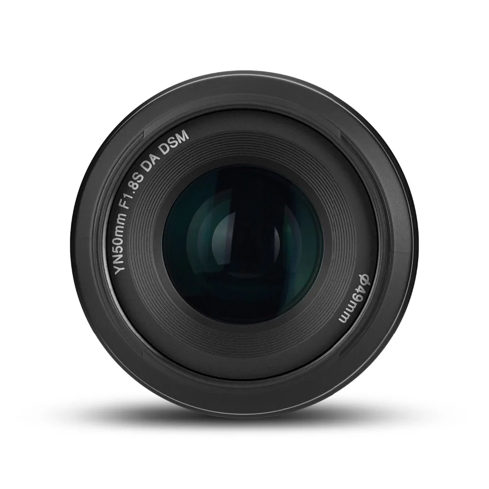 Best Yongnuo YN50mm F1.8S DA DSM Camera Lens 50 mm F1.8 for Sony E-mount For SONY A6300 A6400 A6500 NEX7 Focus camera USB type