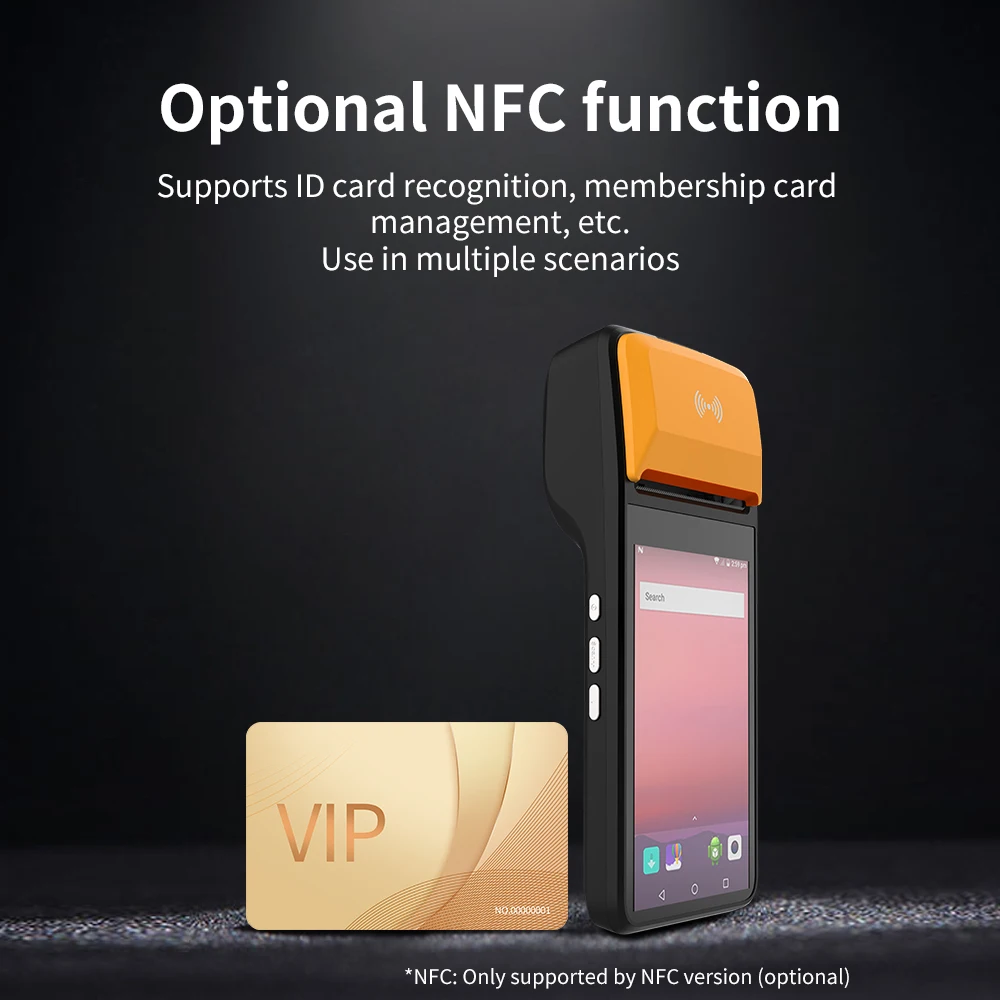 Senraise H5 3G 4G Android 8.1 Smart Handheld POS Terminal Scan Touch Screen Cash Register for Store Use